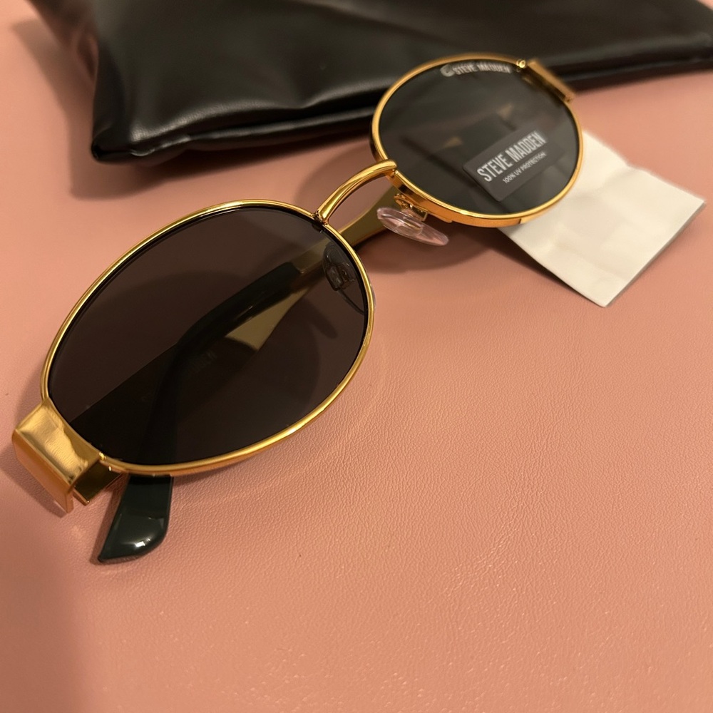 Steve Madden Gold Frame Sunglasses MYSTIE